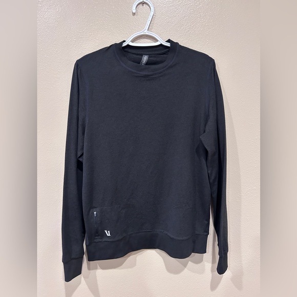 Vuori Ponto Performance Crew Men's DreamKnit Crew Size S Black #V224 EUC - Picture 1 of 6
